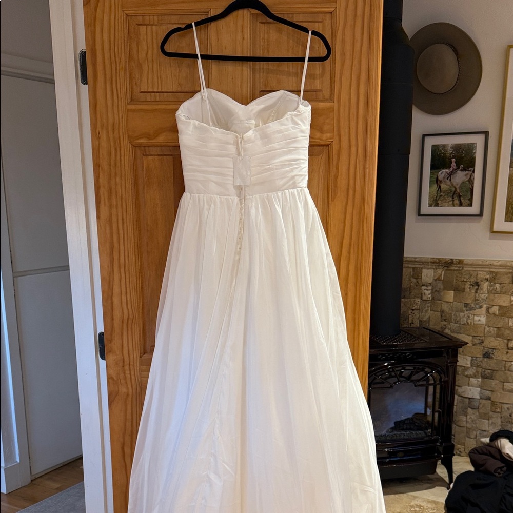 Stella York Strapless White Gown - Picture 4 of 6